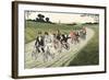 Wedding Party on Bicycles C1910-Chris Hellier-Framed Photographic Print