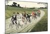 Wedding Party on Bicycles C1910-Chris Hellier-Mounted Photographic Print