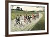 Wedding Party on Bicycles C1910-Chris Hellier-Framed Photographic Print