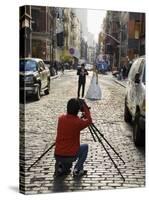 Wedding Photo Shoot in Soho, Manhattan, New York City, New York, USA-R H Productions-Stretched Canvas