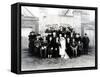 Wedding Photograph in the Sarthe Region of France, C.1920 (Photo)-French Photographer-Framed Stretched Canvas