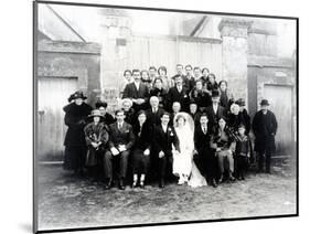 Wedding Photograph in the Sarthe Region of France, C.1920 (Photo)-French Photographer-Mounted Giclee Print