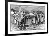 Wedding Ploughing Ceremony in Styria, 1890-null-Framed Giclee Print