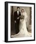 Wedding Portrait of Bride and Groom, Ca. 1939-null-Framed Photographic Print