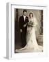 Wedding Portrait of Bride and Groom, Ca. 1939-null-Framed Photographic Print