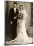 Wedding Portrait of Bride and Groom, Ca. 1939-null-Mounted Photographic Print