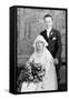 Wedding Portrait of Young Couple, Ca. 1924-null-Framed Stretched Canvas