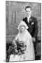 Wedding Portrait of Young Couple, Ca. 1924-null-Mounted Photographic Print