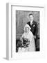 Wedding Portrait of Young Couple, Ca. 1924-null-Framed Photographic Print