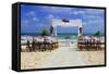 Wedding Preparation on A Mexican Beach-AndyCandy-Framed Stretched Canvas