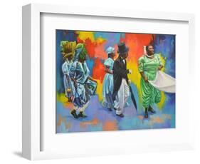 Wedding Procession  2017  (oil on board)-Colin Bootman-Framed Giclee Print