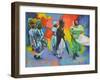 Wedding Procession  2017  (oil on board)-Colin Bootman-Framed Giclee Print