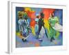 Wedding Procession  2017  (oil on board)-Colin Bootman-Framed Giclee Print