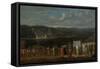 Wedding Procession on the Bosphorus-Jean Baptiste Vanmour-Framed Stretched Canvas