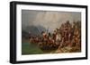 Wedding Procession on the Rhine, 19Th Century (Oil on Canvas)-Albert Kindler-Framed Giclee Print