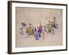 Wedding Procession with Groom-Kim Junkeun-Framed Giclee Print