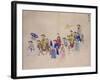 Wedding Procession with Groom-Kim Junkeun-Framed Giclee Print