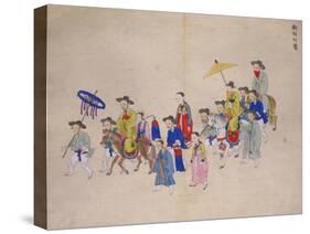 Wedding Procession with Groom-Kim Junkeun-Stretched Canvas