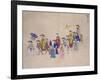 Wedding Procession with Groom-Kim Junkeun-Framed Giclee Print