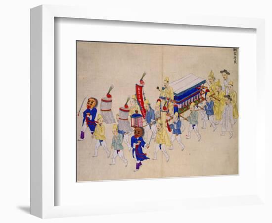 Wedding Procession-Kim Junkeun-Framed Giclee Print