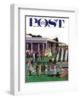 "Wedding Reception," Saturday Evening Post Cover, June 9, 1962-Ben Kimberly Prins-Framed Giclee Print