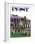 "Wedding Reception," Saturday Evening Post Cover, June 9, 1962-Ben Kimberly Prins-Framed Giclee Print