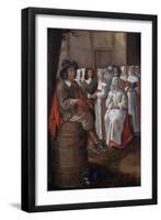 Wedding Scene Par Michelin, Jean (1623-1695). Oil on Canvas, Size : 76X52, , Private Collection-Jean Michelin-Framed Giclee Print