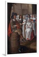 Wedding Scene Par Michelin, Jean (1623-1695). Oil on Canvas, Size : 76X52, , Private Collection-Jean Michelin-Framed Giclee Print