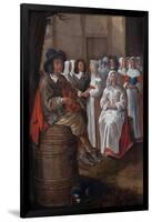 Wedding Scene Par Michelin, Jean (1623-1695). Oil on Canvas, Size : 76X52, , Private Collection-Jean Michelin-Framed Giclee Print