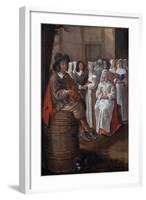 Wedding Scene Par Michelin, Jean (1623-1695). Oil on Canvas, Size : 76X52, , Private Collection-Jean Michelin-Framed Giclee Print