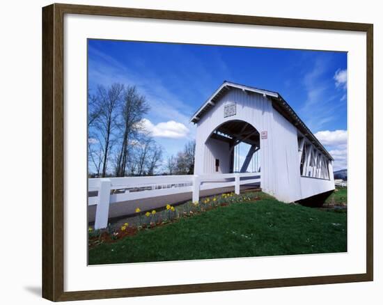 Weddle Covered Bridge-Ike Leahy-Framed Photographic Print