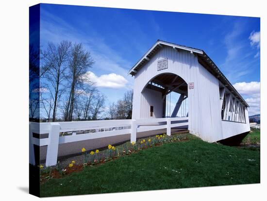 Weddle Covered Bridge-Ike Leahy-Stretched Canvas