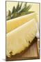 Wedges of Pineapple on Chopping Board-Foodcollection-Mounted Photographic Print