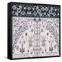 Wedgewood Trellis-Mindy Sommers-Framed Stretched Canvas