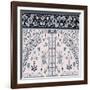 Wedgewood Trellis-Mindy Sommers-Framed Giclee Print