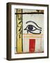 Wedjat Eye, Detail from the Sarcophagus Cover of the Lady of Madja, New Kingdom, c.1450 BC-Egyptian 18th Dynasty-Framed Giclee Print