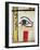 Wedjat Eye, Detail from the Sarcophagus Cover of the Lady of Madja, New Kingdom, c.1450 BC-Egyptian 18th Dynasty-Framed Giclee Print