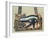 Wedjet Eye Pectoral, from the Tomb of Tutankhamun (circa 1370-52 BC) New Kingdom-null-Framed Giclee Print