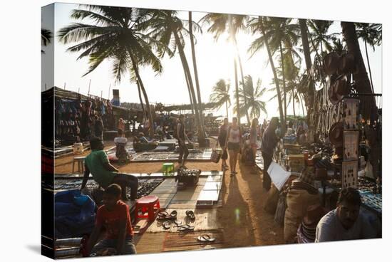 Wednesday Flea Market in Anjuna, Goa, India, Asia-Yadid Levy-Stretched Canvas