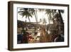 Wednesday Flea Market in Anjuna, Goa, India, Asia-Yadid Levy-Framed Photographic Print