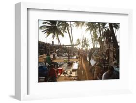 Wednesday Flea Market in Anjuna, Goa, India, Asia-Yadid Levy-Framed Photographic Print