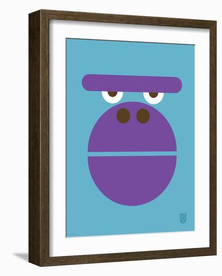 Wee Alphas Faces, Gloria-Wee Society-Framed Art Print