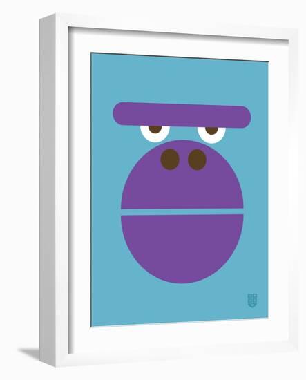 Wee Alphas Faces, Gloria-Wee Society-Framed Art Print