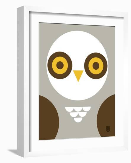 Wee Alphas Faces, Ollie-Wee Society-Framed Art Print