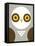 Wee Alphas Faces, Ollie-Wee Society-Framed Stretched Canvas