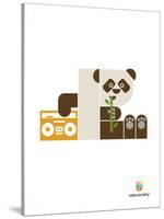 Wee Alphas, Polly the Panda-Wee Society-Stretched Canvas