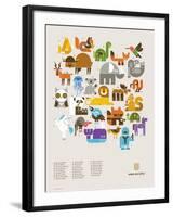 Wee Alphas Print-Wee Society-Framed Art Print