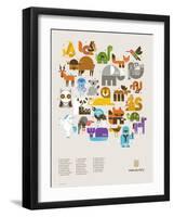 Wee Alphas Print-Wee Society-Framed Art Print