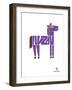 Wee Alphas, Zach the Zebra-Wee Society-Framed Art Print