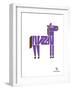 Wee Alphas, Zach the Zebra-Wee Society-Framed Art Print